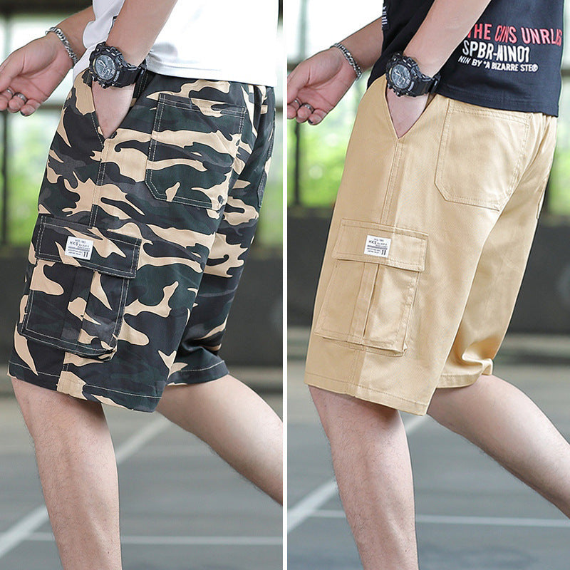 Loose Men's Sports Casual Working Pants Thin Fifth Pants