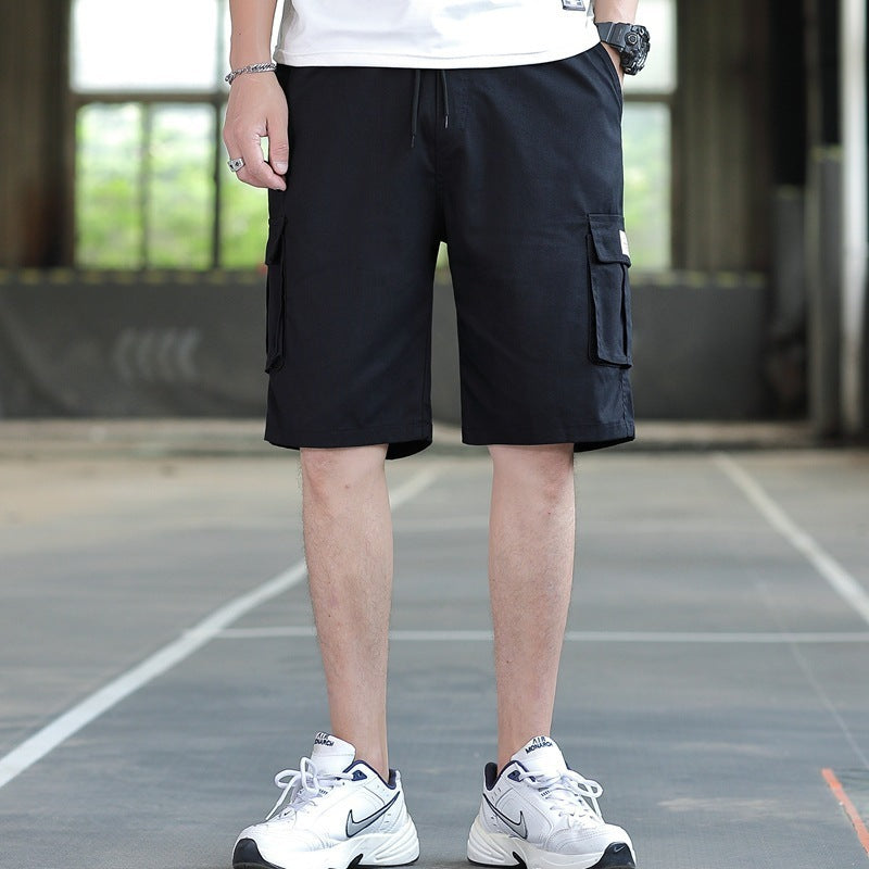 Loose Men's Sports Casual Working Pants Thin Fifth Pants