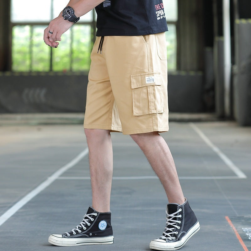 Loose Men's Sports Casual Working Pants Thin Fifth Pants