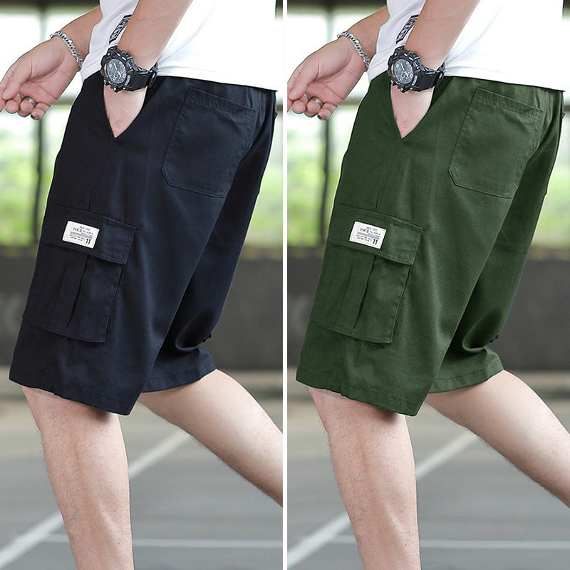 Loose Men's Sports Casual Working Pants Thin Fifth Pants